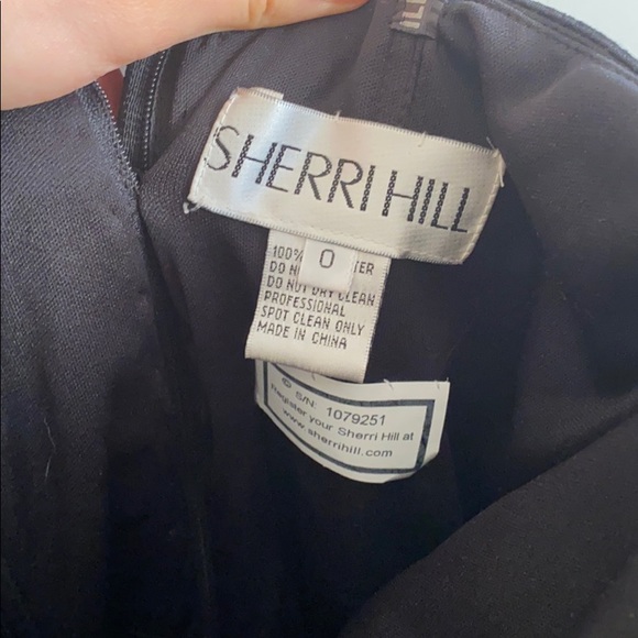 Sherri Hill One Shoulder Beaded Dress - Picture 4 of 4